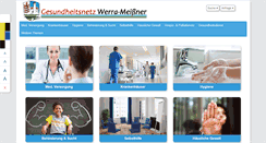 Desktop Screenshot of gesundheitsnetz-wmk.de
